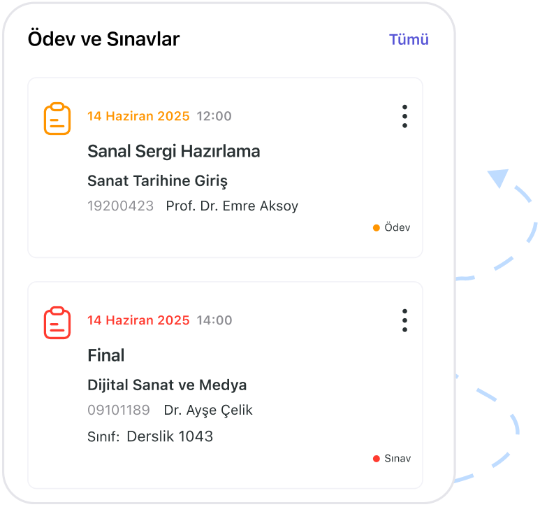 Ödev ve Sınavları Kaçırma!