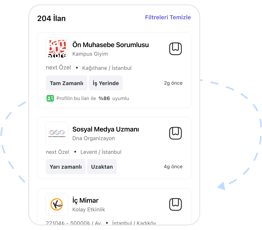 Sana Uygun İş Fırsatlarını Bul
