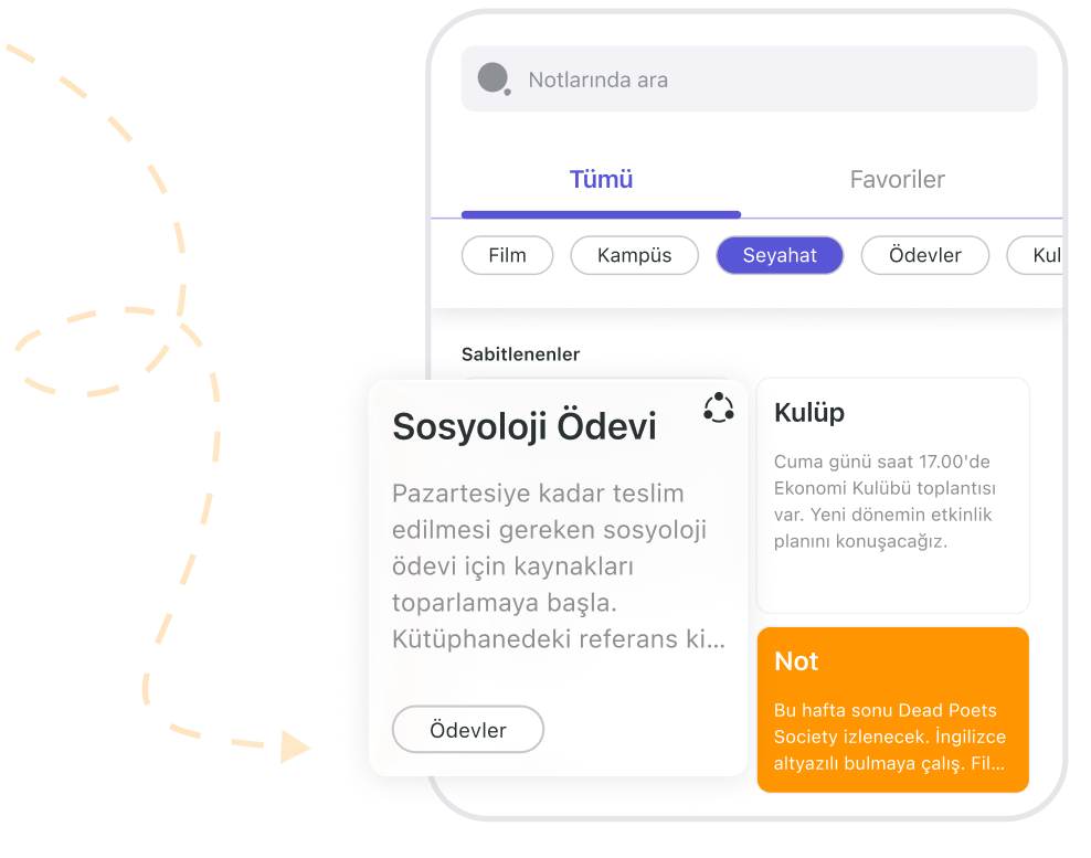 Kolayca Notlar Oluştur