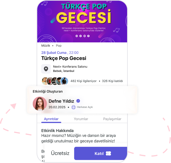 Ücretsiz Etkinlikleri Keşfet